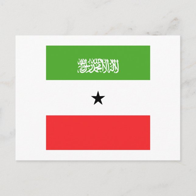 Postal Emblema de la bandera de Somaliland (Anverso)