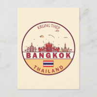 Emblema de la línea aérea de Bangkok en Tailandia