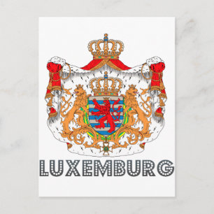 Postal Emblema de Luxemburgo
