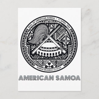 Postal Emblema de Samoan
