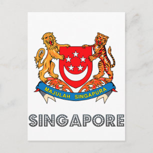 Postal Emblema de Singapur