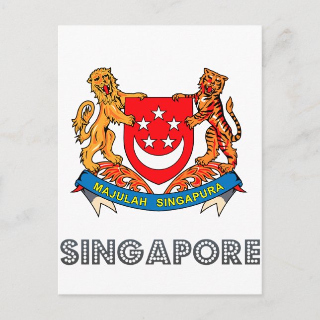 Postal Emblema de Singapur (Anverso)