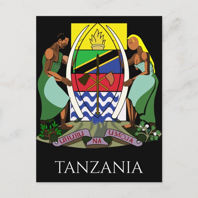 Postal emblema de tanzania (Anverso)