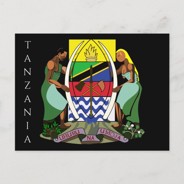 Postal emblema de tanzania (Anverso)