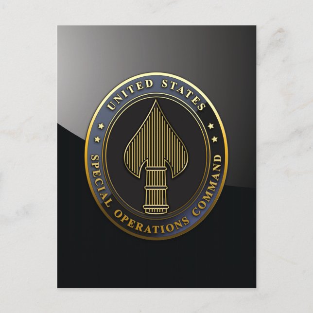 Postal Emblema de USSOCOM (Anverso)