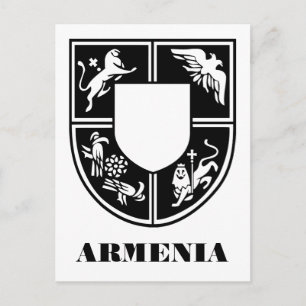 Postal Emblema del Estado Armenio Arte Contemporáneo