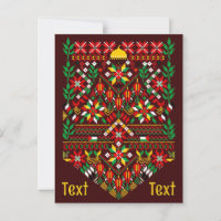 Embrodería tradicional de Palestina Tatreez