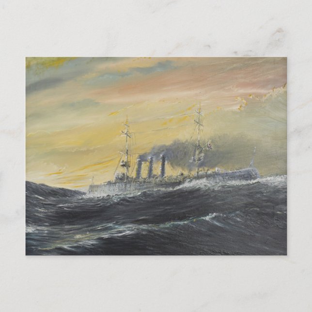 Postal Emden recorre las olas Océano Índico 1914 2011 (Anverso)