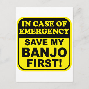 Postal Emergencia banjo