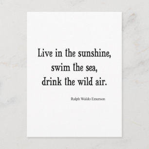 Postal Emerson Vintage vive en cita Sunshine