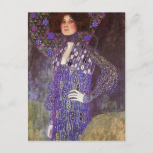 Postal Emilie Floege por: Gustav Klimt