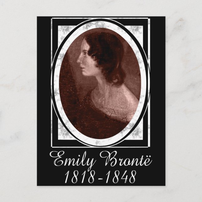Postal Emily Brontë (Anverso)