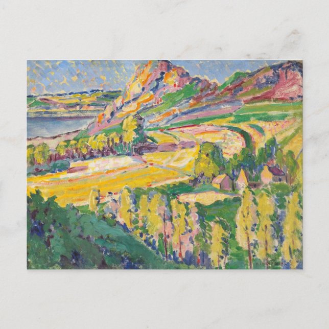 Postal Emily Carr Autumn, Bella Artes de Francia (Anverso)