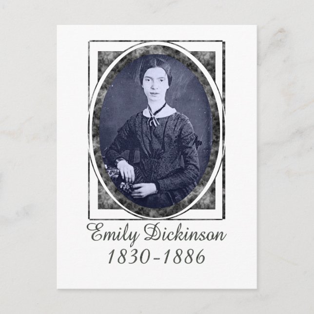 Postal Emily Dickinson (Anverso)