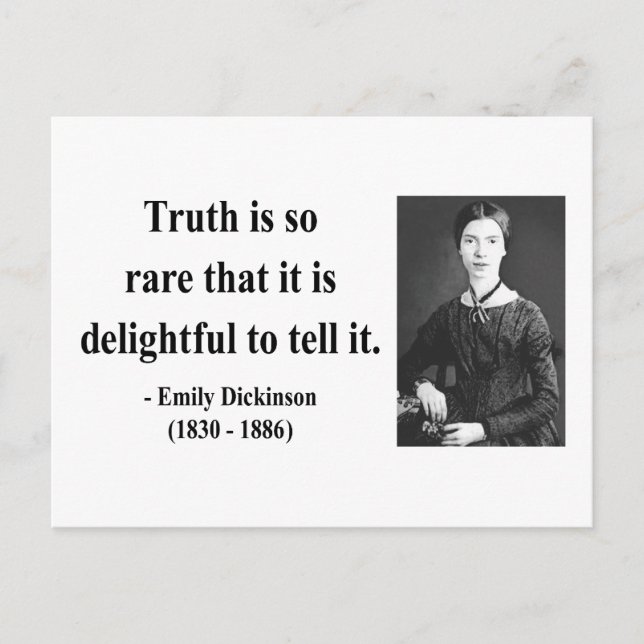 Postal Emily Dickinson Cita 7b (Anverso)