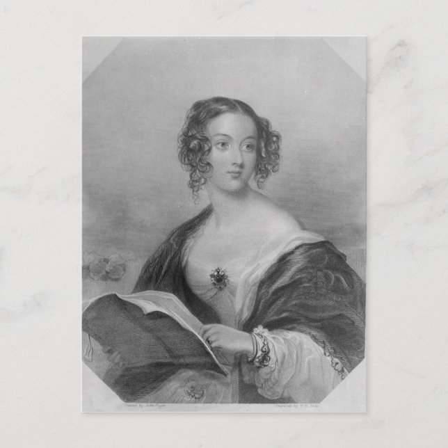 Postal Emily Mary, Countess Cowper (Anverso)