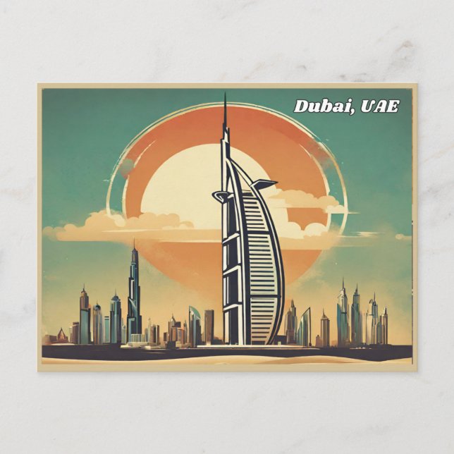 Postal Emiratos Árabes Unidos de Dubai (Anverso)