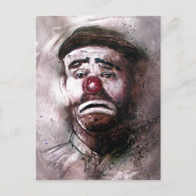 Postal Emita al payaso Art.jpg de Kelly (Anverso)