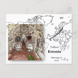 Postal EML Lembit, Museo Lennusadam, Tallin Estonia