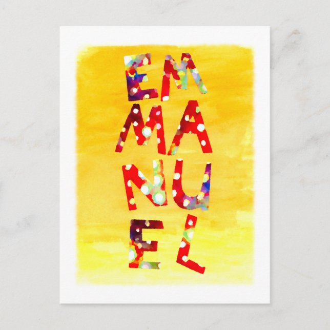 Postal Emmanuel Postcard (Anverso)