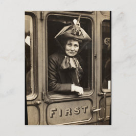Postal Emmeline Pankhurst Feminist y Suffragette