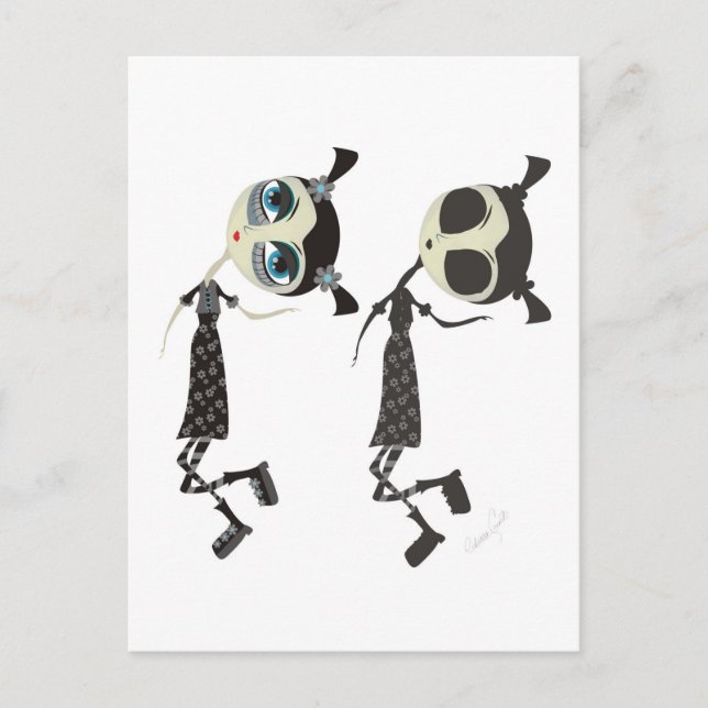 Postal Emo Me y mi sombra emocional (Anverso)