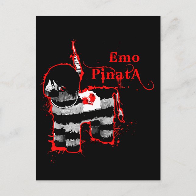 Postal emo pinata (Anverso)
