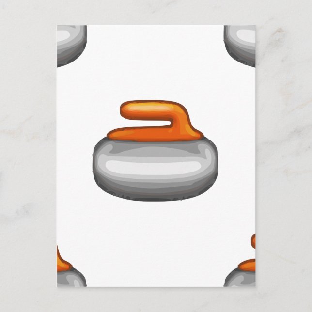 Postal Emoji Curling Stone (Anverso)