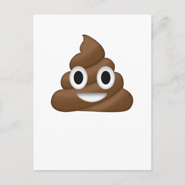 Postal Emoji Cute Poop (Anverso)