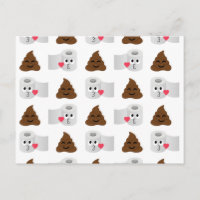 emoji de caca y papel higiénico