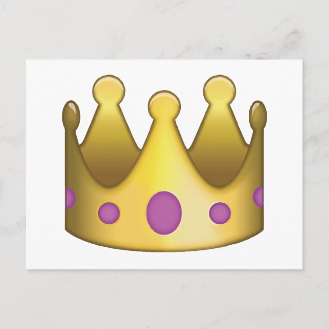 Postal Emoji de la Corona (Anverso)