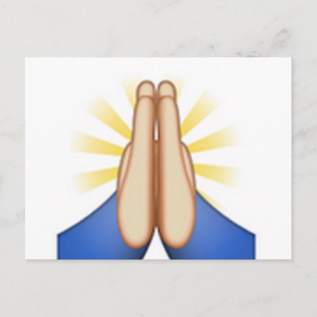Postal emoji de oración (Anverso)