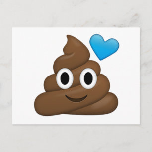 Postal Emoji de poop