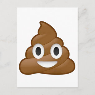Postal Emoji de poop