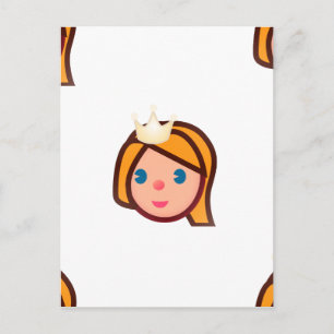 Postal emoji de princesa