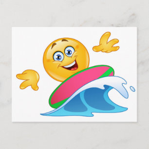 Postal emoji de surf