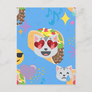Postal emoji de taco cat