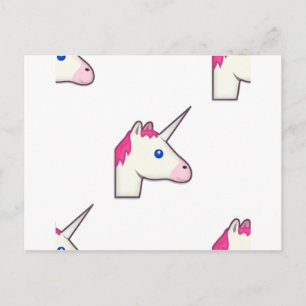 Postal emoji de unicornio