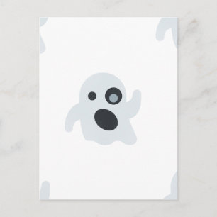 Postal emoji fantasma