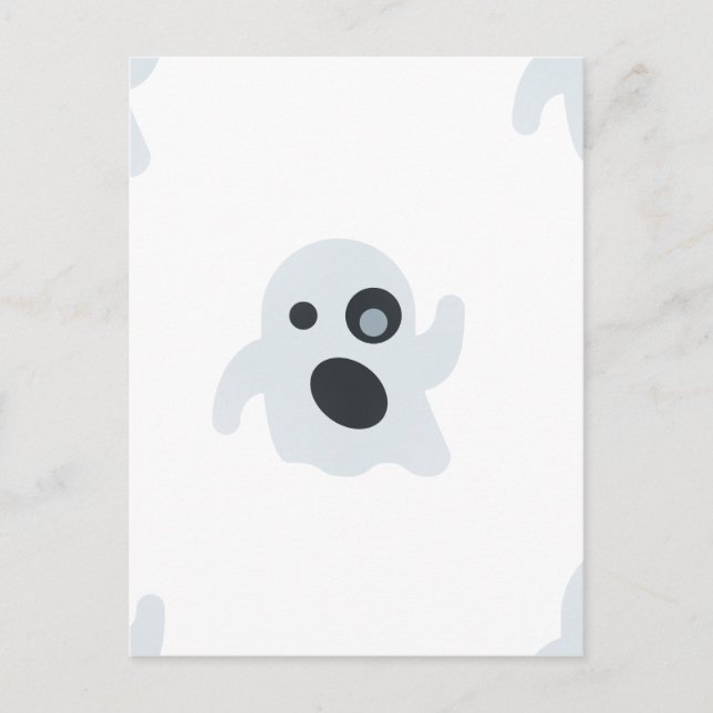 Postal emoji fantasma (Anverso)