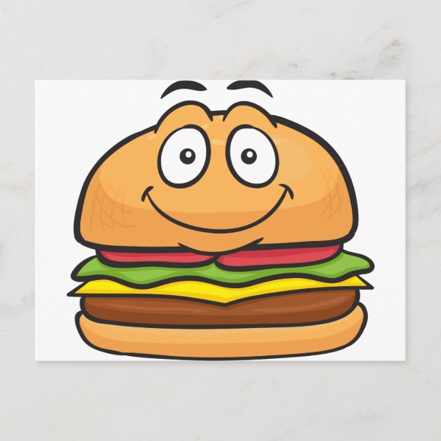Postal Emoji Hamburger (Anverso)