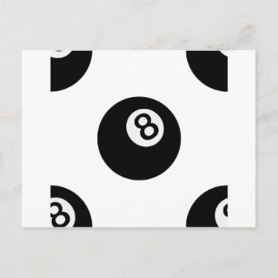 Postal emoji ocho bolas