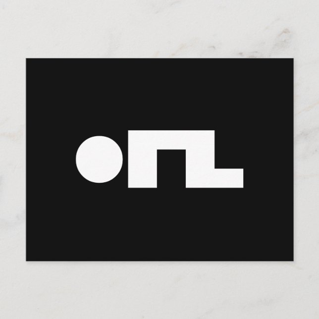 Postal EMOJI ORZ Emoticon Kaomoji (Anverso)