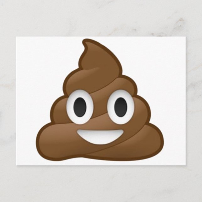 Postal Emoji sonriente (Anverso)