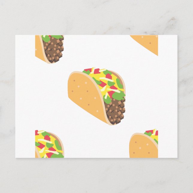 Postal emoji taco (Anverso)
