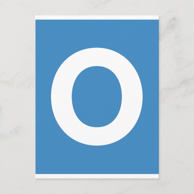 Postal Emoji Twitter - Carta O (Anverso)