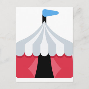 Postal Emoji Twitter - Circus Tent