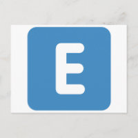 emoji Twitter - Letra E