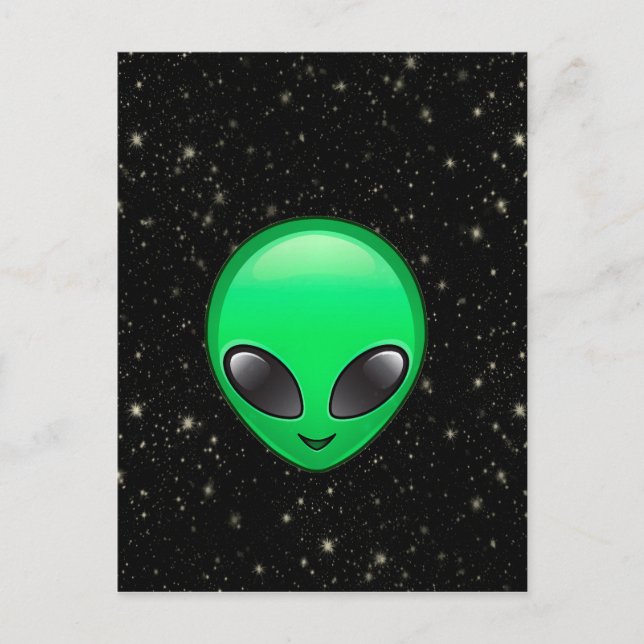 Postal emojis alienígenas (Anverso)