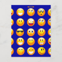 emojis azul oscuro